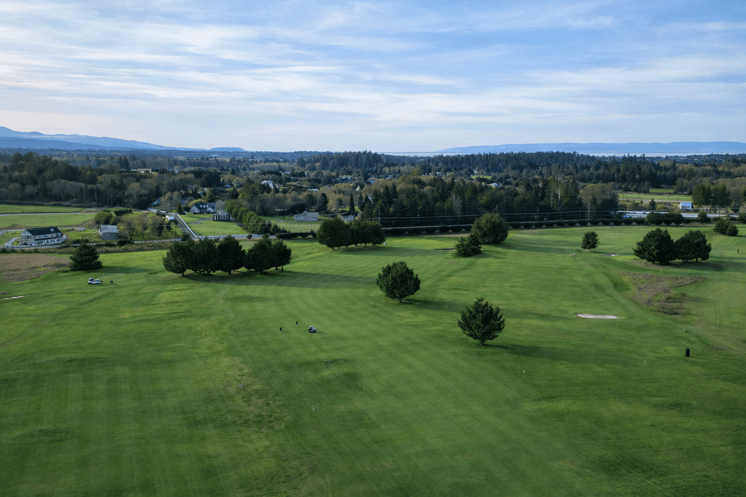 Morning fairway light